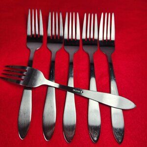 Oneida Dinner Forks Mooncrest Pattern 7 7/8" Set of 6